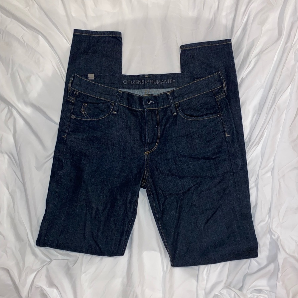 Citizens of humanity, low rise, skinny leg Jean